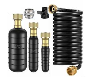 Ensemble de vessie de nettoyage de canalisation, déboucheur de tuyau haute pression avec eau pour canalisations jusqu'à 15,2 cm, extension en caoutchouc pour évier de douche, piscine, kit d'outils de