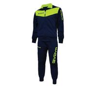Ensemble de vêtements d'athlétisme Givova Tuta Visa Noir - Homme/Adulte - Respirant XXS