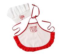 Ensemble de vêtements de cuisine pour nouveau-nés, comprenant un tablier et une casquette en polyester pour les séances photo de nourrissons, vêtements de jeu de rôle doux et sûrs, Costume de cuisine