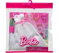 Ensemble de vêtements de mariée - MATTEL - Barbie - Blanc - Pour enfants à partir de 3 ans - Fille