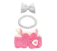 Ensemble de vêtements de poupée de 17 cm (sans poupée), vêtements de luxe mignons et nœud tenue, jupe tendance et bandeau français