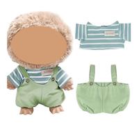 Ensemble de vêtements de poupée de 38 cm pour poupées en peluche, accessoires de poupées mignons et élégants en tissu, faciles à porter, vêtements de poupée en peluche pour poupées de 38 cm, pour