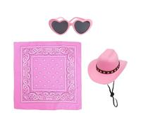 Ensemble de vêtements de sculpture, ensemble de costumes pour la sculpture - Kit de vêtements de la statue - Ensemble de tenue de petits animaux multifonctionnels de mode avec lunettes d'écharpe pour