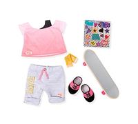 Ensemble de vêtements de skateboard et de danse Our Generation pour 18 poupées
