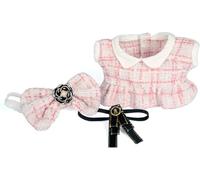 Ensemble de vêtements et tenues de poupée pour poupées de 17 cm, vêtements de poupée chic de luxe avec couvre-chef et robe, robes tendance de qualité supérieure avec accessoires pour poupées Labubu de
