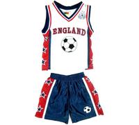 Ensemble de vêtements - FIFA World Cup - Angleterre - Shorts et T-shirt - Âge 1-12 Ans - 65% Polyester 35% Coton 2-3 ans
