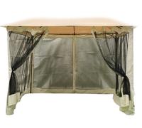 ENSEMBLE DE VÊTEMENTS MOUSTIQUAIRES POUR GAZEBO 3x3MT couleur noire