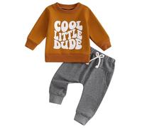 Ensemble De Vêtements pour Bébé Garçon Ensemble Jogging Survetement Baby Garcon Mode 2 Pièces Manche Longue Jogging Fitness Course Football Vêtements De Survêtement pour Enfants