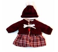 Miniland – Ensemble de vêtements pour poupée 31558 – 3 pièces – Rouge – 40 cm