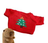 Ensemble de vêtements pour poupées en polyester de taille 20 à 25 cm | Costume en peluche avec tissu doux, cadeau d'anniversaire, plaisir déguisé | Capibara Doll