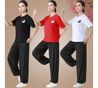 Ensemble de vêtements traditionnels chinois pour hommes et femmes, uniformes de Kung Fu, haut et pantalon de Wushu, olympiques d'entraînement, chapelle Tai, printemps et été set3