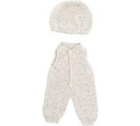 Miniland Knitted Outfit Rompers&bonnet Clothing Set 40 Cm Vert Enfants