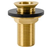 Ensemble de vidange de plateau d'égouttement, raccord de vidange en laiton de 5,1 cm avec sortie NPT de 1,27 cm, joint et écrou de verrouillage, convient pour Kegerator de bière, réfrigérateur