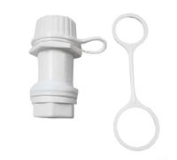 Ensemble de vidange fileté de rechange pour refroidisseurs Igloo 50165 QT avec joint anti-fuite, capuchon attaché et composants pour un entretien sécurisé du drain du refroidisseur (1 ensemble)