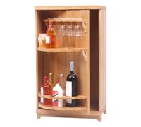 Ensemble de vin Miniature pour Maison de - Meubles de, Rangement Compact du vin | Mini Armoire en Bois avec Design détaillé, Ensemble d'accessoires pour Jeux de Simulation, Affichage