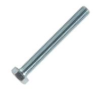 Ensemble De Vis À Tête Hexagonale M12 X 100Mm 8.8 Zinc DIN 933 Paquet De 10