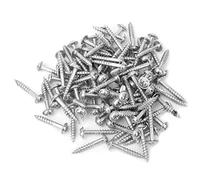 Ensemble de vis autotaraudeuses de 100 pièces M4-25mm Vis à goujons métalliques obliques, zinguées, outil électronique mécanique pour machines d'appareils électroniques