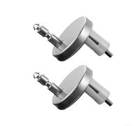 Ensemble de vis de montage pour siège de toilette en acier inoxydable - Charnière fixe - Pièces de rechange - Kit d'extension à dégagement rapide pour montage mural (60 mm)