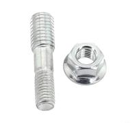 Ensemble de vis et d'écrous de plaque de guidage pour tronçonneuse 52/58, accessoires d'outils forestiers, kit de matériel de tige de connexion en argent