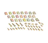 Ensemble de vis et platines de fixation de coque sur châssis pour VOLKSWAGEN Coccinelle