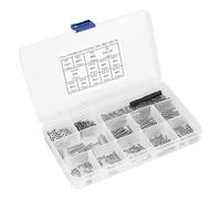 Ensemble de vis M2, 662 pièces, vis à tête cylindrique cruciforme en acier inoxydable 304 avec rondelle élastique plate et écrou, assortiment de fixations pour réparations de brico