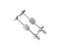 Ensemble de vis mère T10 pas de 10 mm 2 mm 550 mm + écrou en cuivre + accouplement + 2 pièces de blocs de support KP000(Lead 10mm KP Set)