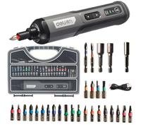 Ensemble de visseuse électrique sans fil 4V, couple maximal de 5N.m, outils de perceuse électrique pour bricolage à domicile, assemblage de meubles et kit de réparation (30pcs lihe)