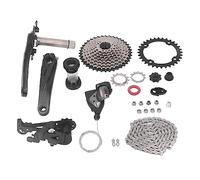 Ensemble de vitesses de vélo 10 vitesses, support inférieur de volant d'inertie 11 à 40T, chaîne de dérailleur avant et arrière antirouille, Kit de changement de vitesse, (Plateau 32 dents)