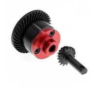 Ensemble de vitesses différentiel avant/arrière en métal compatible avec Traxxas 1/16 E-Revo, Slash, Summit, Rally Steel 39T Main Gear avec pignon 15T