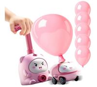 Ensemble De Voiture Ballon Jouet Avec Pompe,Interactif - Ensemble Voiture Lanceur de Ballons pour | pour Maison Intérieur École Salon Chambre Salle de Jeux Éducation et