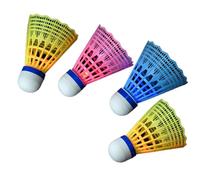 Ensemble de volants légers - Conception de vol avec plumes lumineuses, aide à l'entraînement avec éclairage LED, équipement d'exercice sportif durable, utilisation dans les jeux intérieurs et extérieu