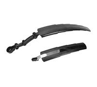 Ensemble de VTT d'extérieur, garde-boue avant et arrière, ajustement universel pour 16 vélos 26/700C, garde-boue en plastique durable avec conception télescopique, protection