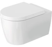 Ensemble de WC Duravit ME by Starck, édition Hero, suspendu, évacuation horizontale, chasse d'eau à déversement profond, 490709AAA1, Couleur: Blanc brillant