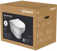 Duravit WC No. 1 45620900A1 Rimless® blanc avec abattant sans bride