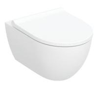 Geberit Acanto, set pour WC suspendu, y compris siÃšge de WC, chasse deau profonde, TurboFlush, 502.774., Coloris: blanc / KeraTect - 502.774.00.8