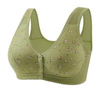 Ensemble de yoga pour femme avec bandoulière sans fil, dos nu, sans éponge, avec bretelles convertibles, petit (vert clair, 42)