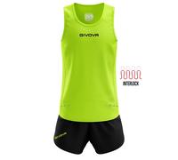 Ensemble débardeur et short Givova New york Jaune XL Unisex