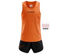 Ensemble débardeur et short Givova New york Orange XS