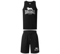 Lonsdale Polmood Sleeveless Set Noir XL