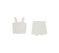 Ensemble dÃ©bardeur + pull bÃ©bÃ© fille Guess Blanc 2 ans