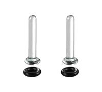 Ensemble d'écarteurs d'oreille en verre pour oreilles avec un seul écarteur pour piercing corporel, bijoux pour homme et femme, 3mm, Comme décrit, Comme décrit.