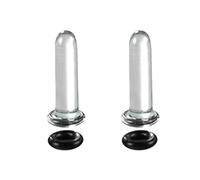Ensemble d'écarteurs d'oreille en verre pour oreilles avec un seul écarteur pour piercing corporel, bijoux pour homme et femme, 1.6mm, Comme décrit, Comme décrit.