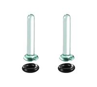 Ensemble d'écarteurs d'oreille en verre pour oreilles avec un seul écarteur pour piercing corporel, bijoux pour homme et femme, 3mm, Comme décrit, Comme décrit.
