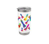 Ensemble d'échecs coloré arc-en-ciel chaos Gobelet isotherme en acier inoxydable double paroi