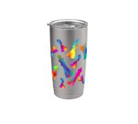 Ensemble d'échecs coloré arc-en-ciel chaos Gobelet isotherme en acier inoxydable double paroi