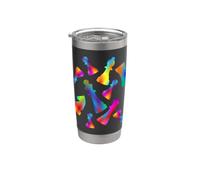 Ensemble d'échecs coloré arc-en-ciel chaos Gobelet isotherme en acier inoxydable double paroi