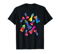 Ensemble d'échecs coloré Arc-en-Ciel Chaos T-Shirt