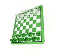 Ensemble D'échecs Durable avec Pièces Transparentes et Usage en Voyage | Adapté aux activités de plein air, Encourage la planification stratégique, Matériau PS léger