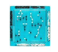 Ensemble d'échecs en Noir et Blanc, échec Portable Ensemble pour Les | Ensemble d'échecs de Voyage en Noir et Blanc | Connexion en chaîne Puzzle éducatif, Portable 2 Joueurs interactifs pour Les, déb