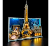 Ensemble d'éclairage compatible avec Lego Paris City of Love (modèle non inclus) - Décoration d'éclairage créative pour l'architecture Lego 21064 (version standard)